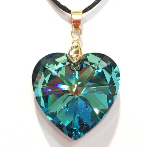 Pendentif Coeur Blue Ocean PM