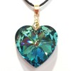 Blue Ocean Heart Pendant SM