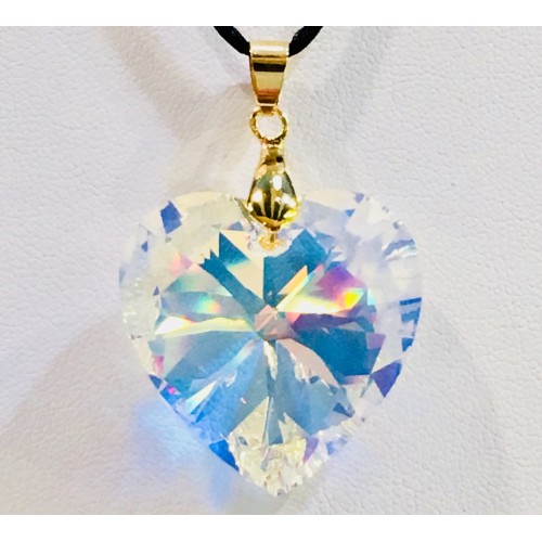 Blue Ocean Heart Pendant SM