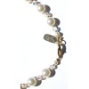 Collier Perle Blanche de Cristal Nacré The First