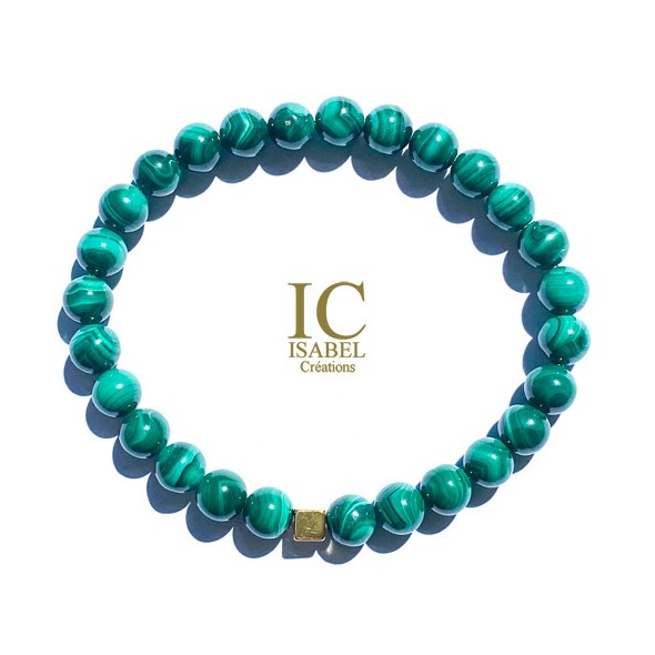 Bracelet Malachite 6 mm