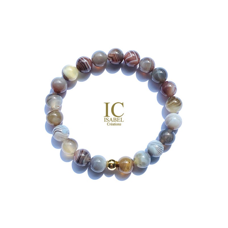 Bracelet Agate 8 mm