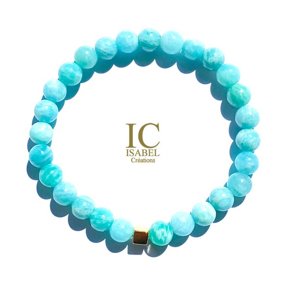 Bracelet Amazonite 6 mm