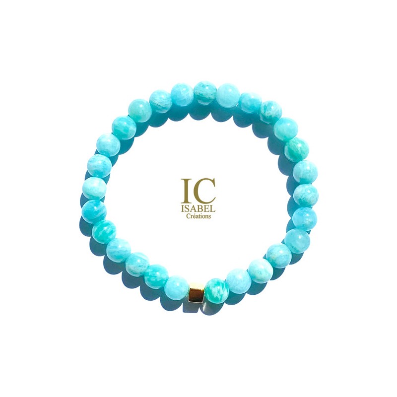 Bracelet Amazonite 6 mm