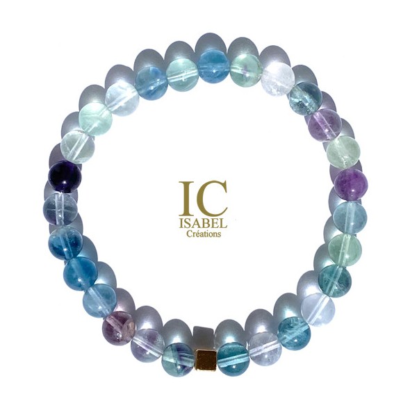 Bracelet Fluorite 6 mm