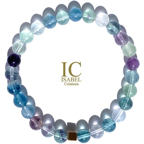 Bracelet Fluorite 6 mm