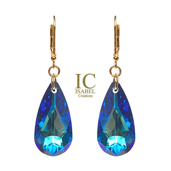 Ocean Blue Drop Earring