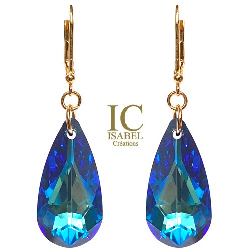 Ocean Blue Drop Earring