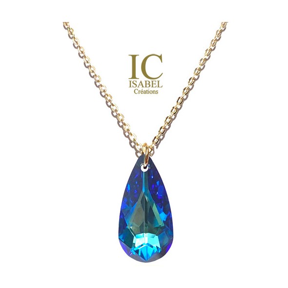 Collier Goutte Blue Ocean