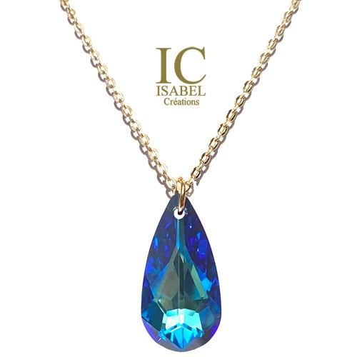 Collier Goutte Blue Ocean