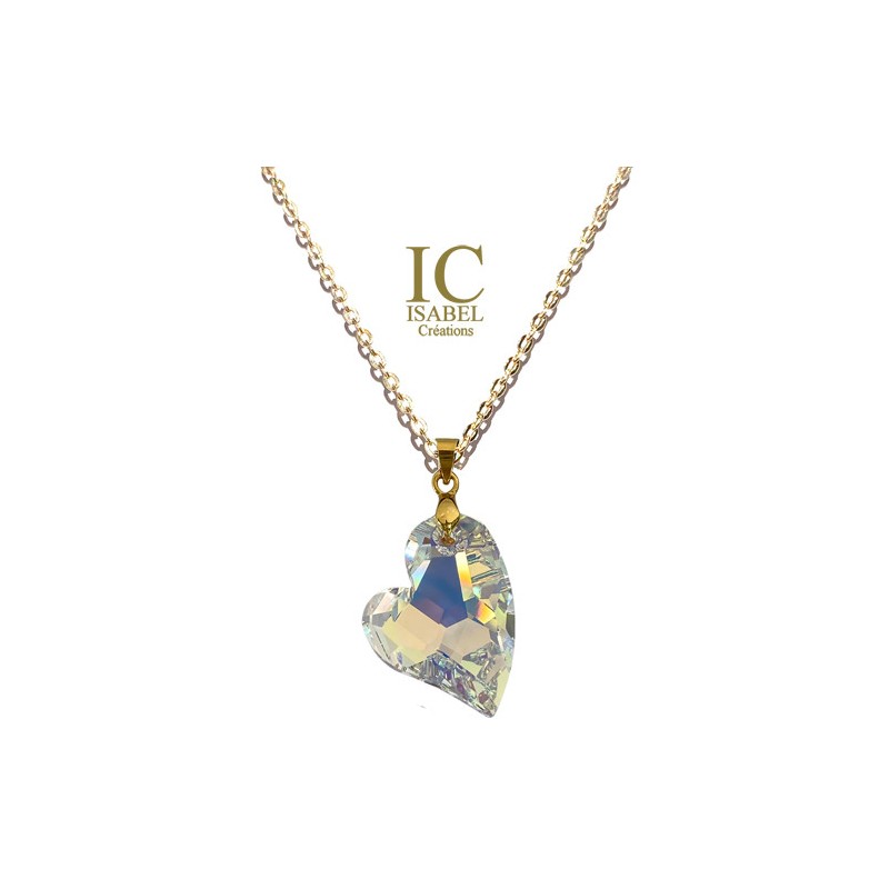 Collier Coeur Tendance Cristal