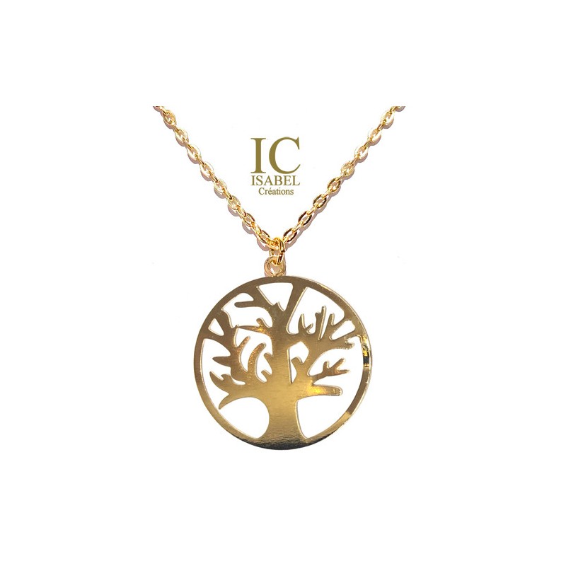 Collier Arbre de Vie fin PO