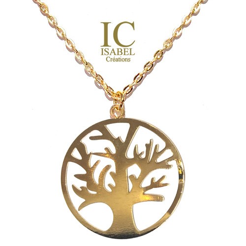 Collier Arbre de Vie fin PO