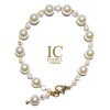 Bracelet Perle Blanche de Cristal Nacré The First