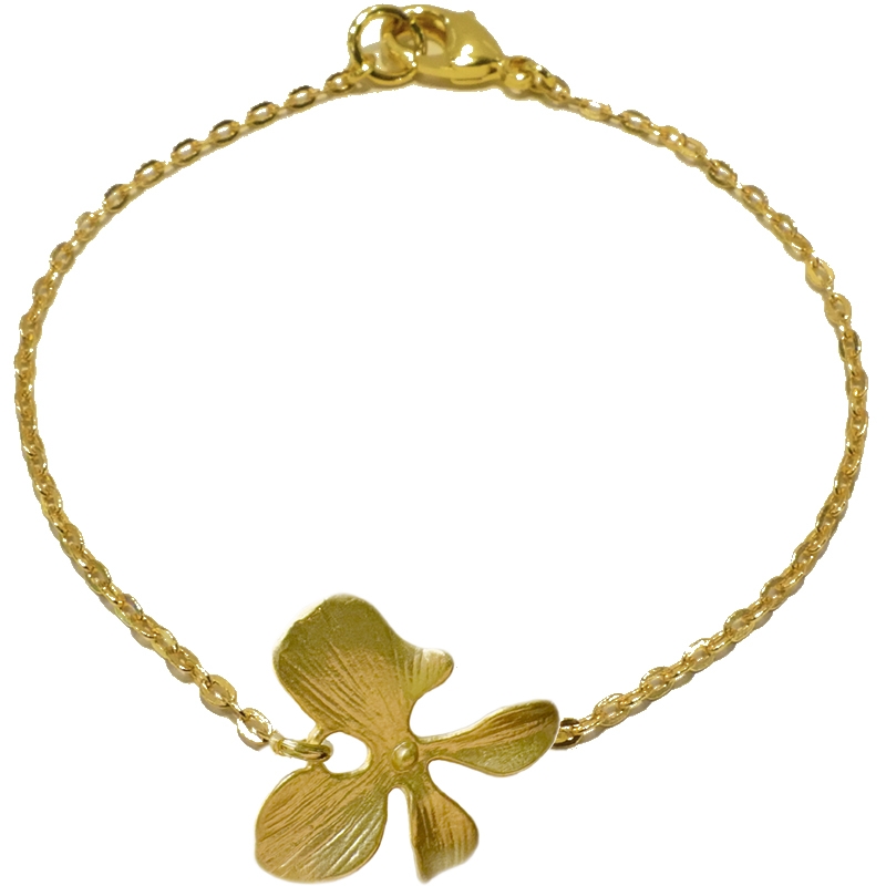 Bracelet Orchidée Satinée