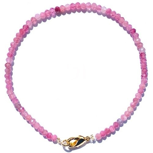 Bracelet Tourmaline rose pierres très fines