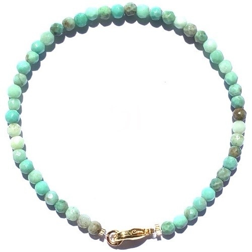 Bracelet Chrysoprase pierres fines