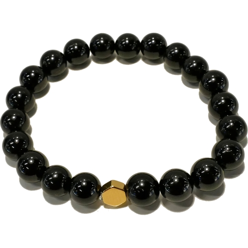 Bracelet Spinelle Noire 8mm