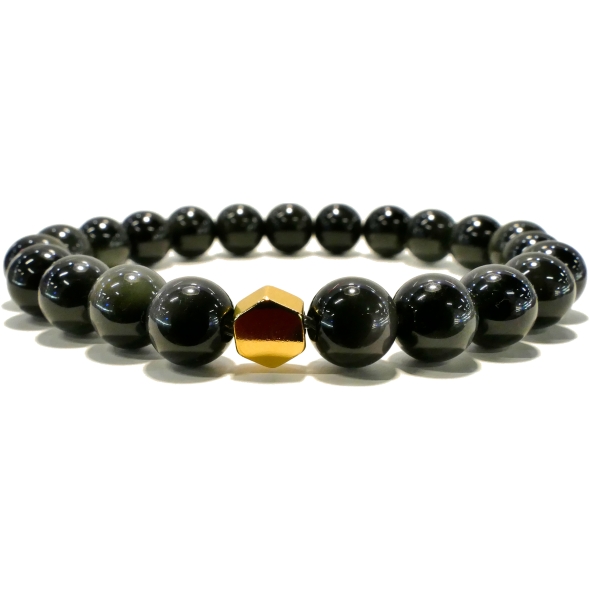 Bracelet Obsidienne Oeil Céleste