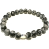 Bracelet Obsidienne Neige Mat Homme