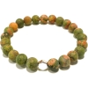 Bracelet Unakite Mat Homme