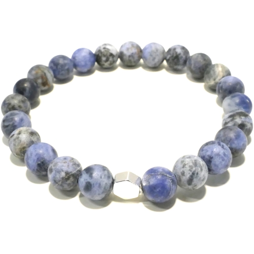 Bracelet Sodalite Mat Homme