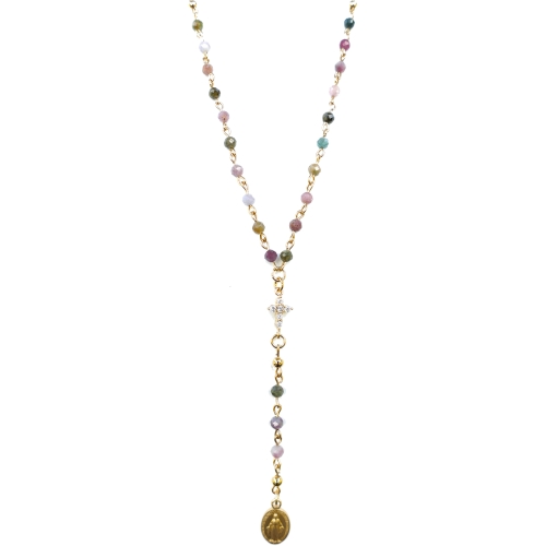 Collier Mini Chapelet Tourmaline d’Eau