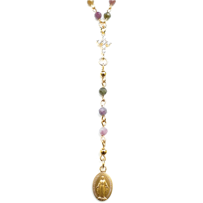 Collier Mini Chapelet Tourmaline d’Eau