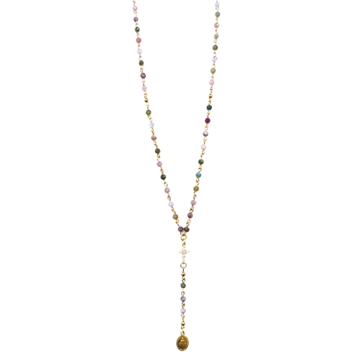 Collier Mini Chapelet Tourmaline d’Eau